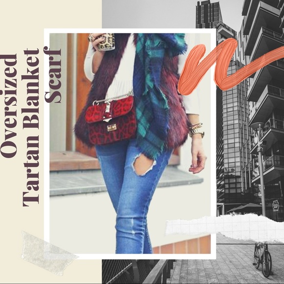 Oversized blanket scarf - Picture 1 of 1